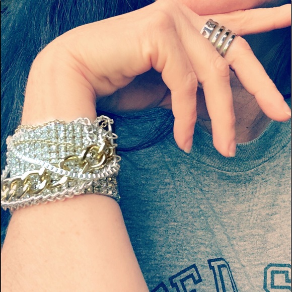 Ring heart four leaf clover size 7.5 silver  2018 - Picture 2 of 8